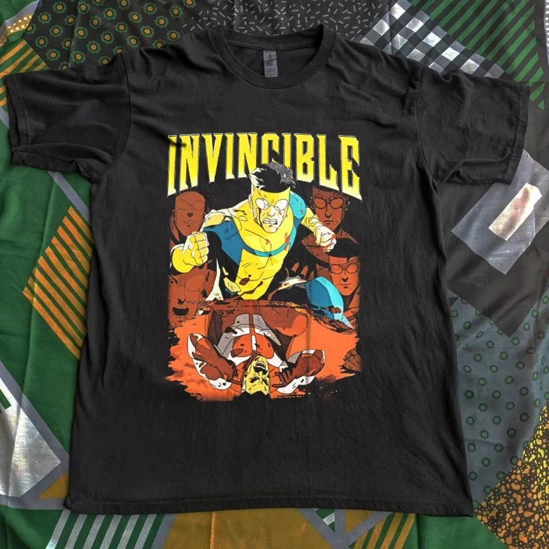 Invincible Mark Superhero T-shirt - Y2K Men's T-shirt Summer New Style Unisex High Street T-shirt