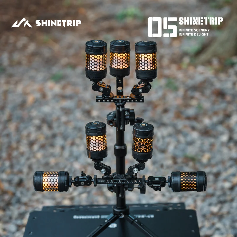 Monster Claw Tactical Modular Light Stand ShineTrip Aluminum Alloy Camping Adjustable Sturdy Outdoor Portable Lighting Bracket