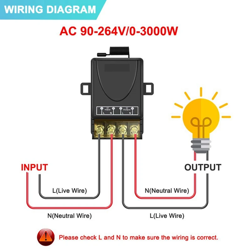 Drahtlose Fernbedienung RF Schalter 220V 30A Relais Empfänger + Sender Set Für Tor Tür Licht Steuerung Pumpe motor