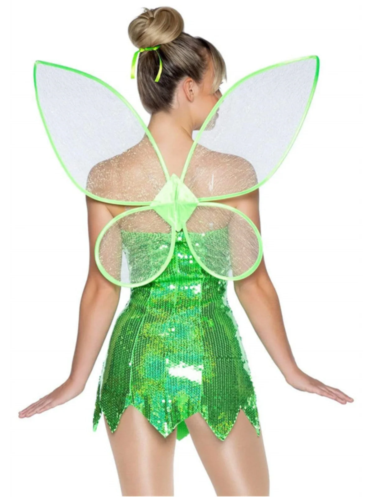 Sexy een Angel-kostuum Dr voor volwassenen met elfvleugels Prestatiepak Halloween Nieuwe collectie Fairy T-thema-outfit