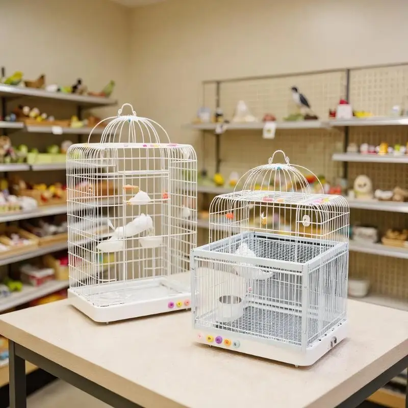 مصيدة قابلة للتعديل مع إطار مضاد للهروب لطيور السباق 30 سم 40 سم 50 سم مقاسات متاحة لمستلزمات الحيوانات الأليفة