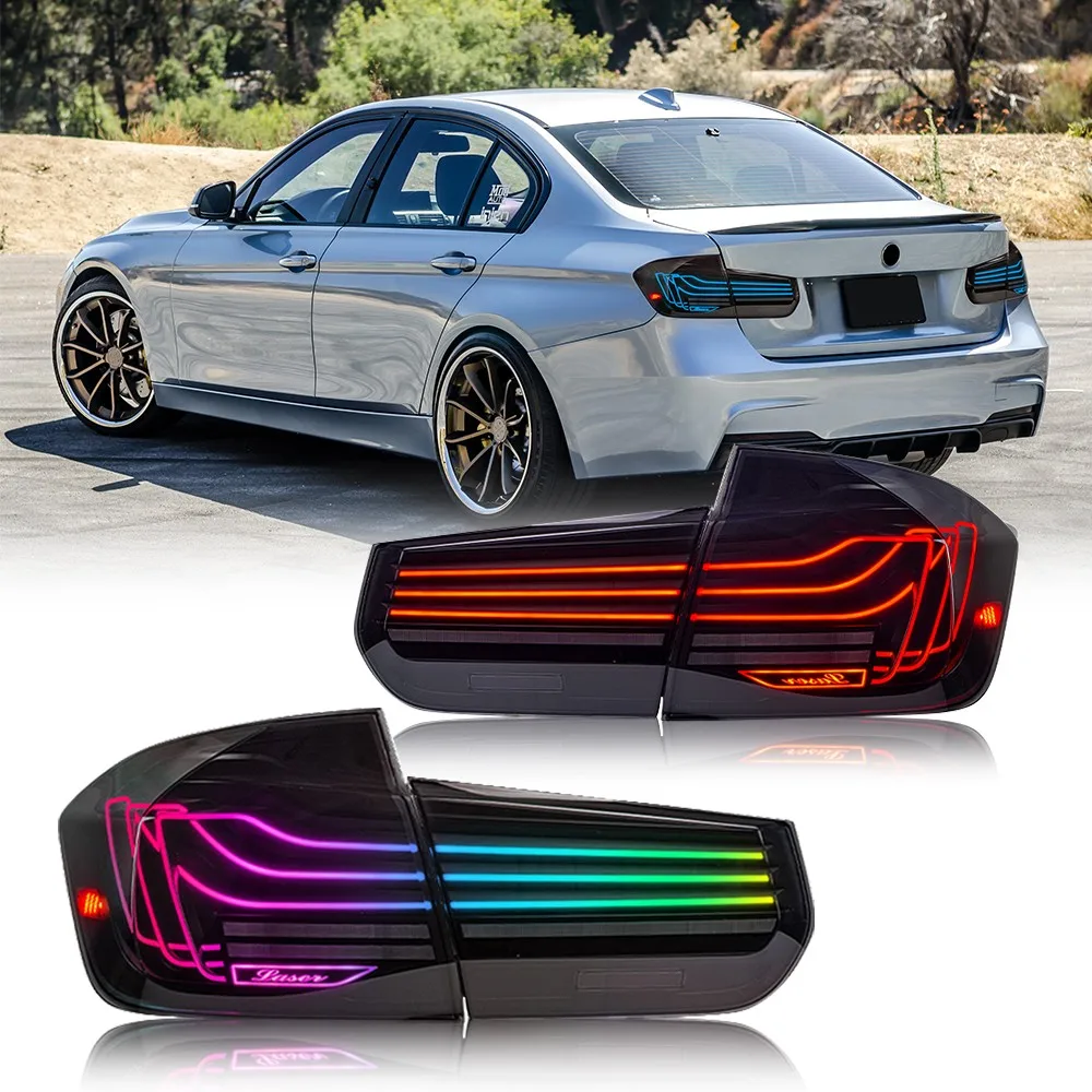 

RGB LED Tail Lights Assembly For BMW F30 F80 2012-2018 M3 Animation Sequential Rear Lamp