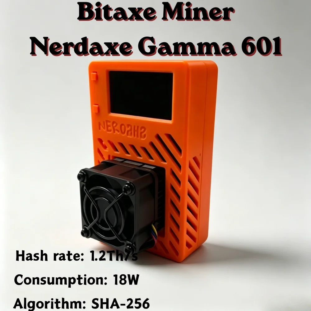 Bitaxe Nerdaxe Gamma 601 1.2Th/s 18W Open Source ASIC Miner WiFi SHA256 Bitcoin BTC Mining Machine With Power Supply