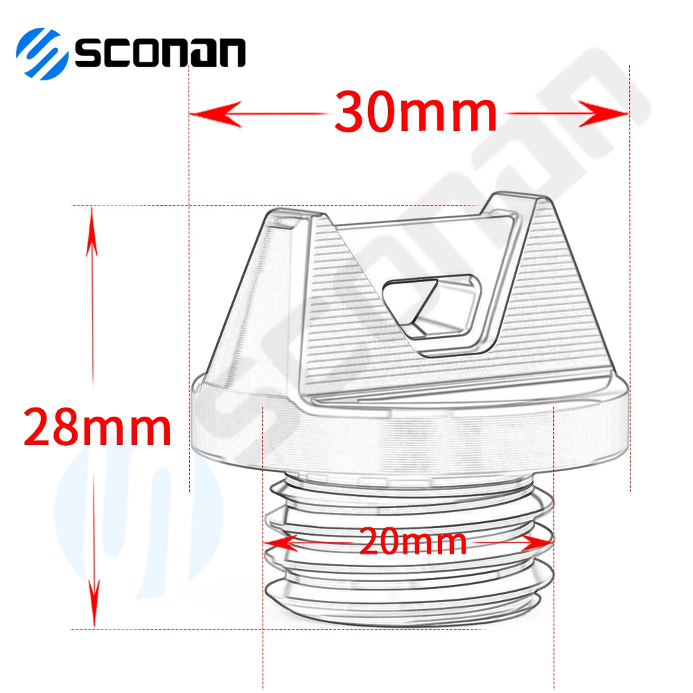 For Ducati V4 Multistrada Panigale V4 2024 Motorcycle Accessories Engine Oil Cap Plug Filler Nut Cap Cover CNC Aluminum M20*2.5