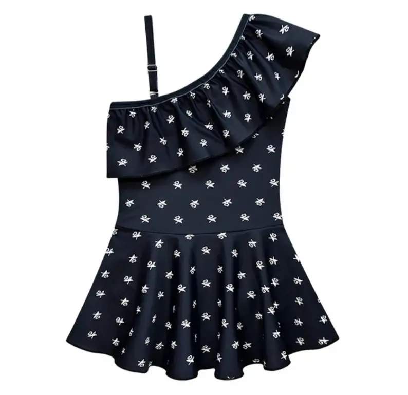 Wednesday Addams Swimsuit，Pool Party Swimsuit,Wednesday Swimsuit,Children's Summer Swimsuit Suit