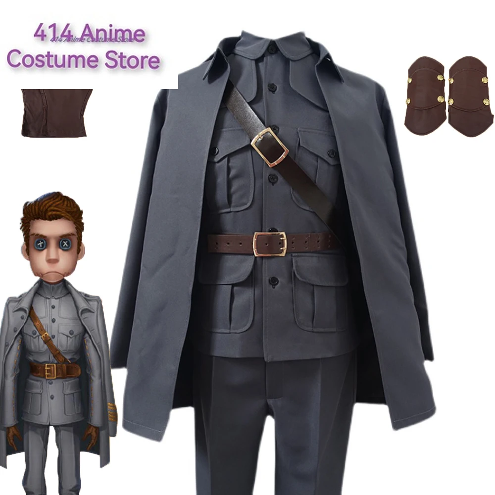 

Game Identity V Cosplay Costume Man Mercenary Survivor New Skin Full Sets Colonel Dax Halloween Party Cosplay Clothing Set