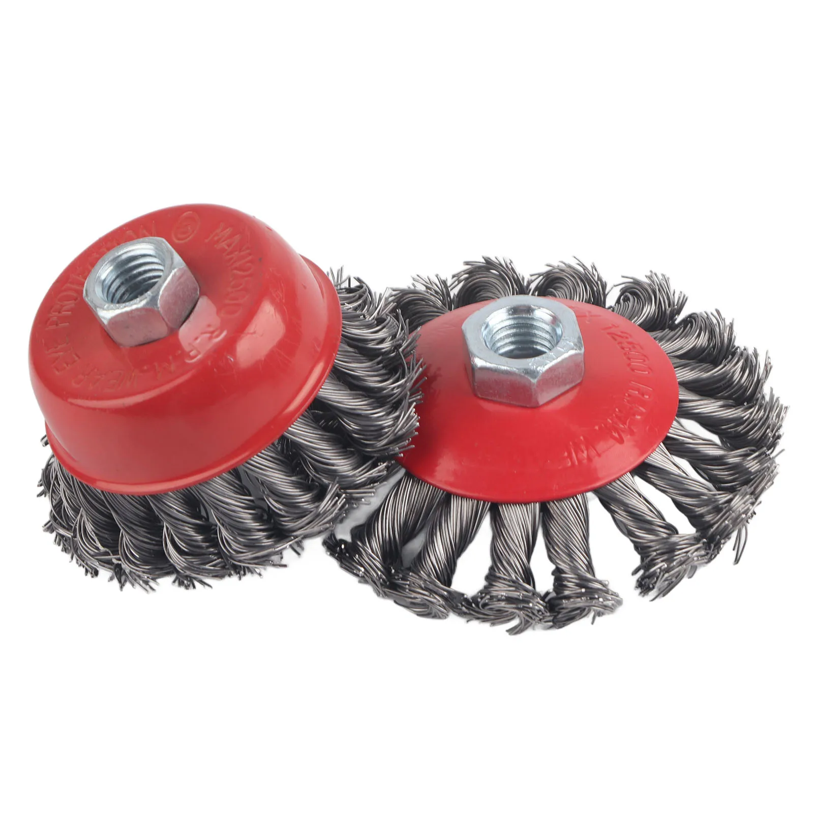 

Steel Wire Brush Wire Brush Set Wire Brush Set 4in M14 Wheel Shaped 3in M14 Bowl Shaped Brushes for Cleaning Surfaces