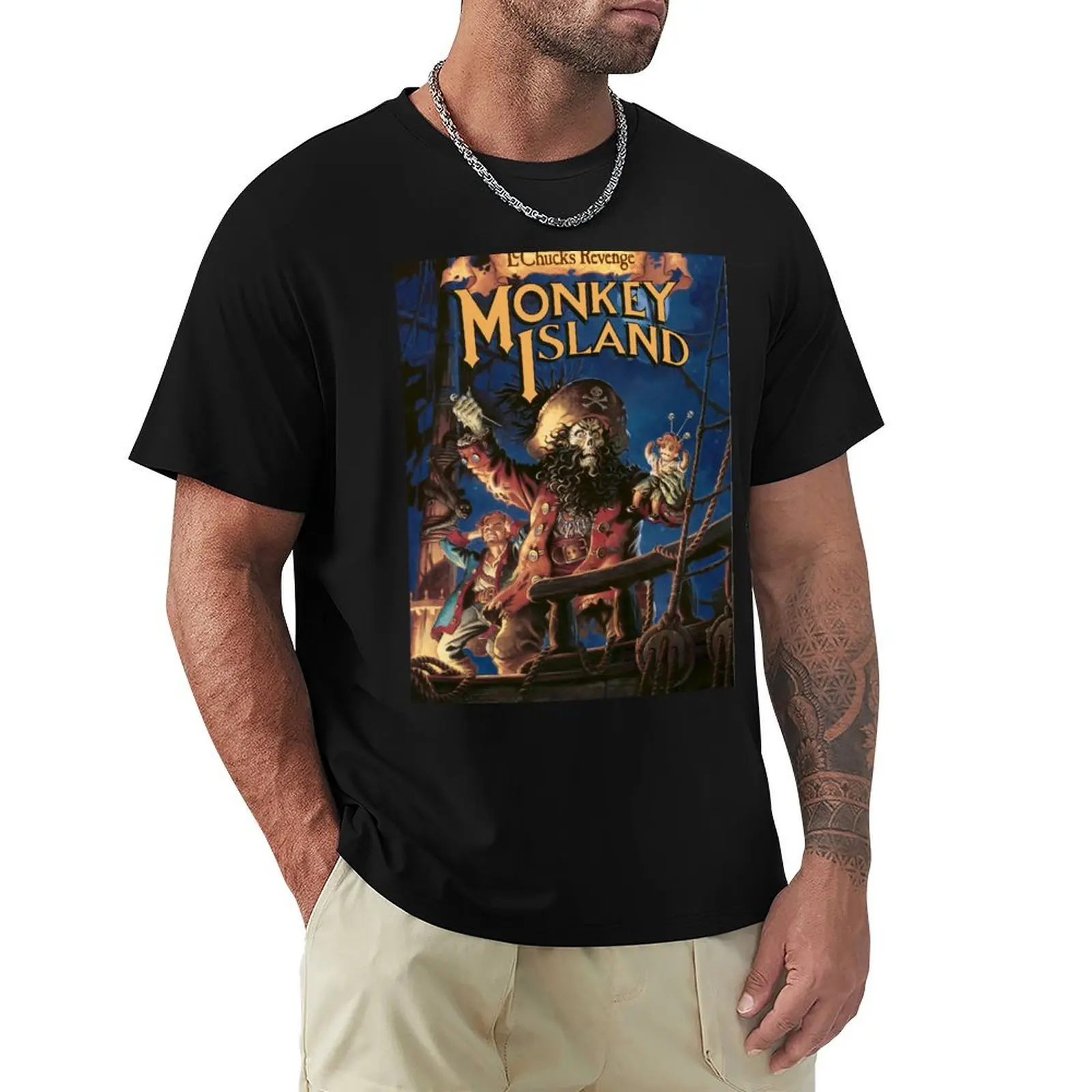 MONKEY ISLAND 2: LECHUCK'S REVENGE T-Shirt Lightweight Casual Summer T-Shirt