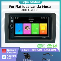 Car Radio For Fiat Idea Lancia Musa 2003-2008 2 Din Android Multimedia Stereo Player Head Unit Autoradio GPS Navigation Carplay