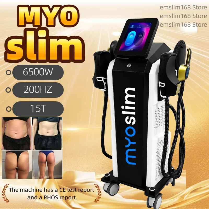 

EMS New Body Shaping Instrument RF EMSZERO Body Shaping and Slimming Massager Electromagnetic Fat Reduction and Muscle Stimulati