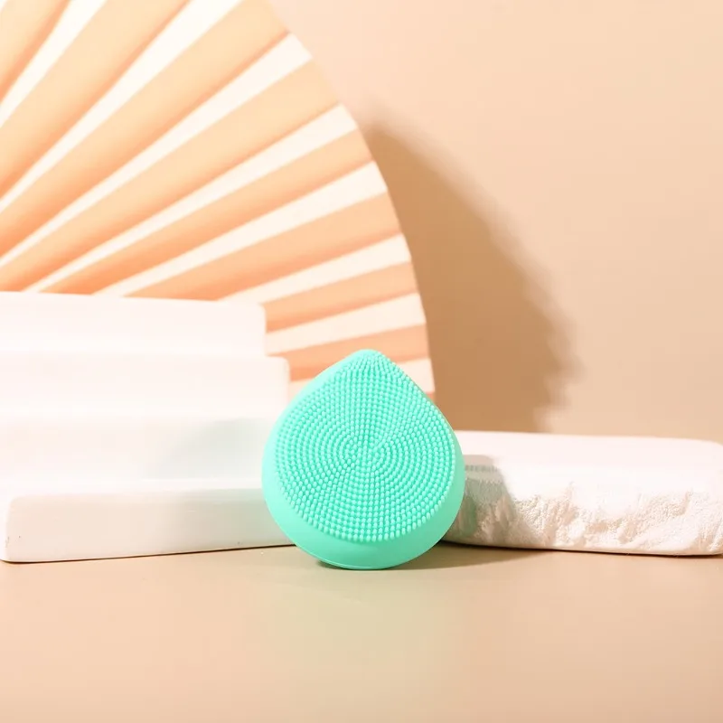 1Pc Silikon Gesichts Reinigung Pinsel Gesicht Tiefe Poren Hautpflege Peeling Reiniger Massage Mini Weichen Saugnapf Sauber Peeling werkzeug