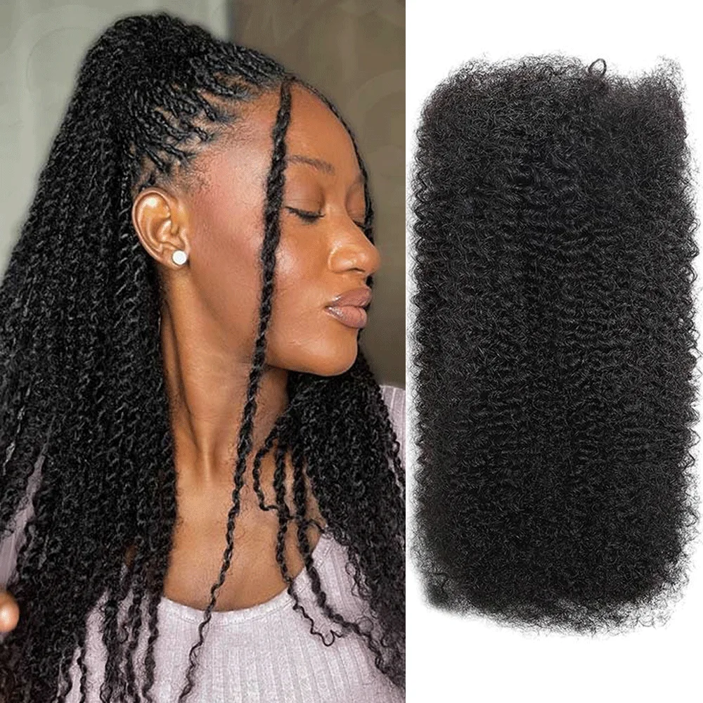 

LD Бразильские афро-кудрявые человеческие волосы для плетения Locs Repair Mini Twist 50 г/шт. Волосы Remy без утка Доставка в США Бестселлер