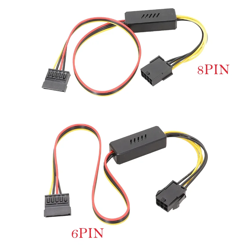 

Durable 6PIN to Sata Hard Disk Power Adapter Cable 12V To Sata Cable With Voltage Reduction And Stabilization Board