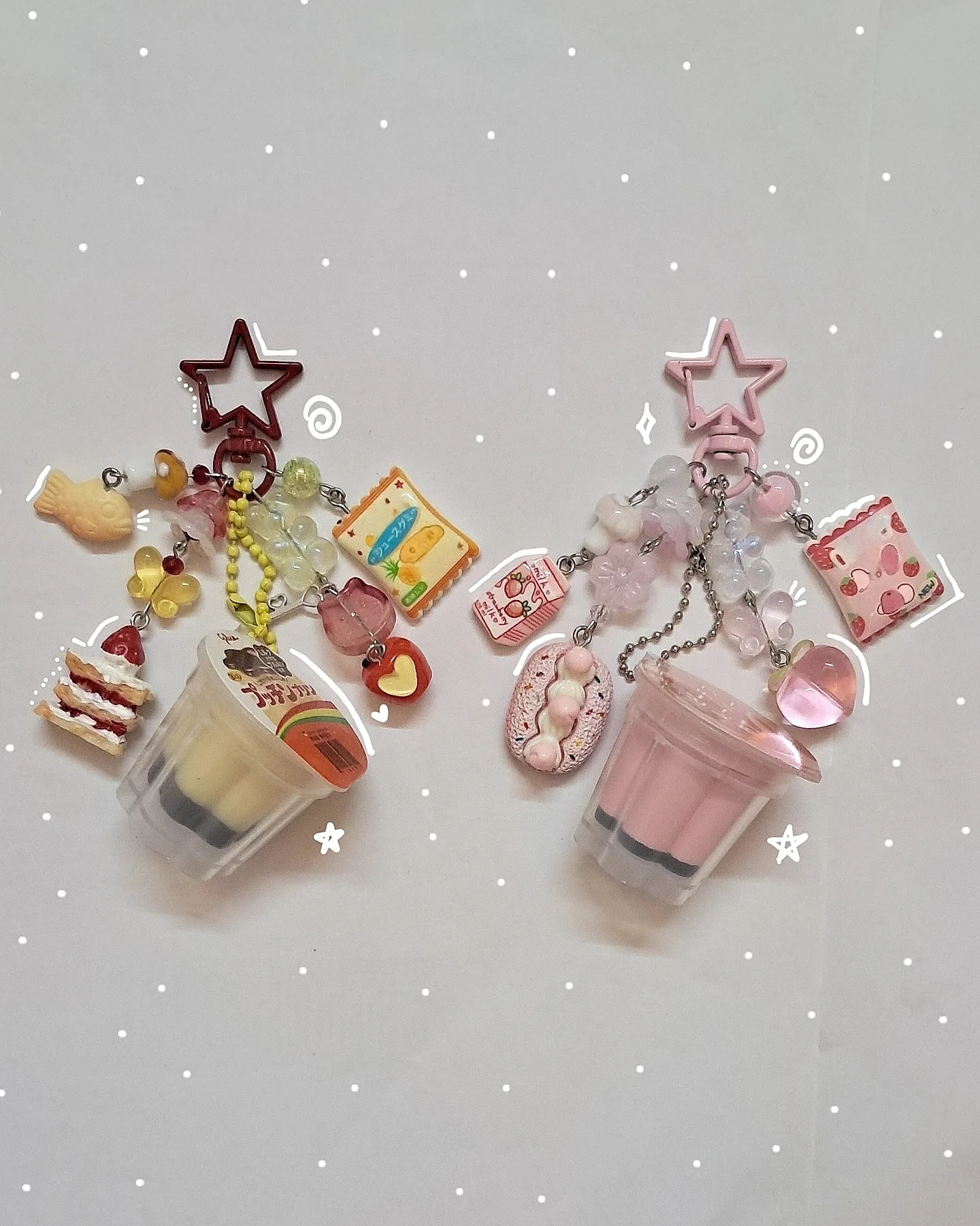  ° •سلسلة مفاتيح جمالية مصنوعة يدويًا ولطيفة للغاية