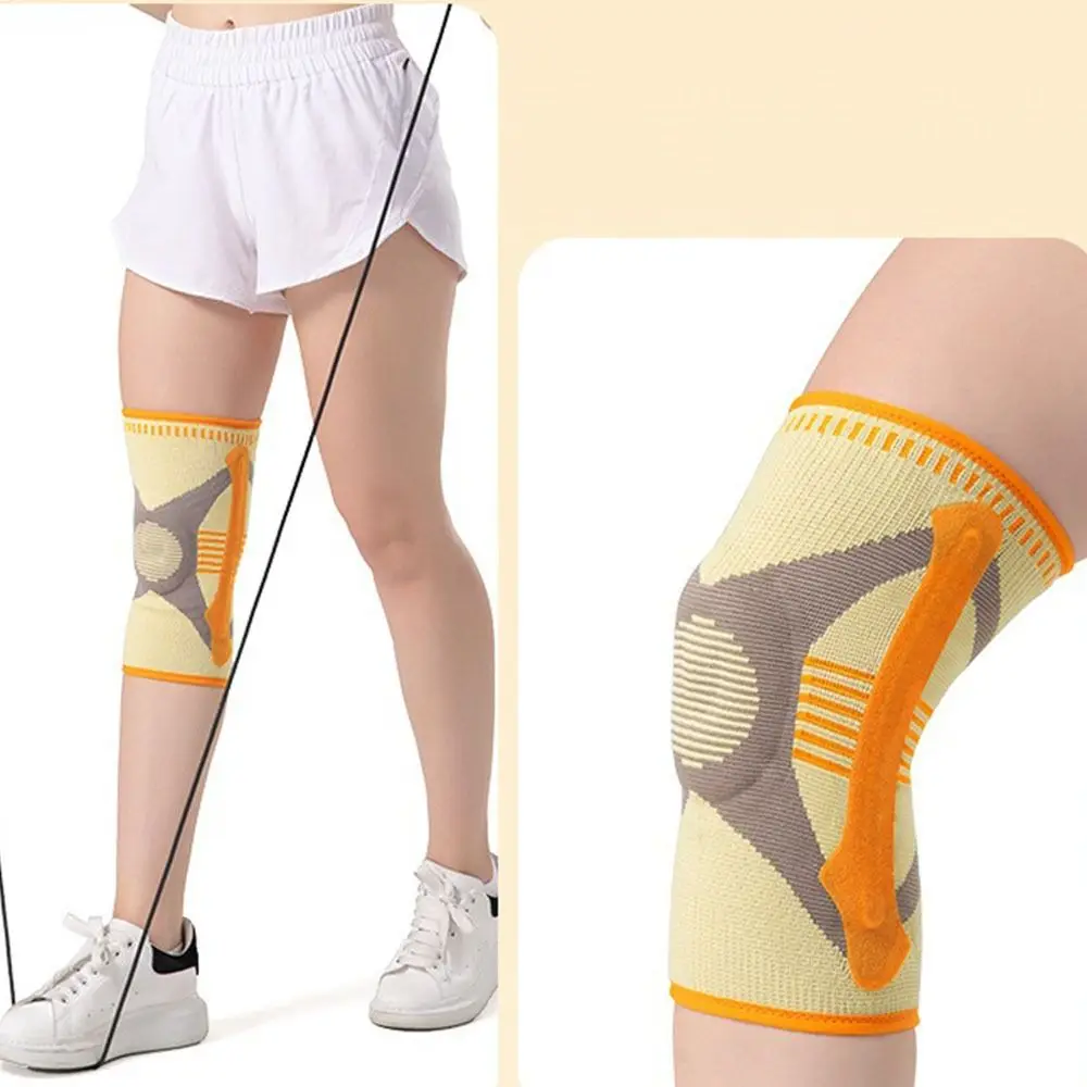 Anti-collision Sports Knee Pad Breathable Elastic Knee Sleeves Joints Protector Adjustable Knee Support Brace Running