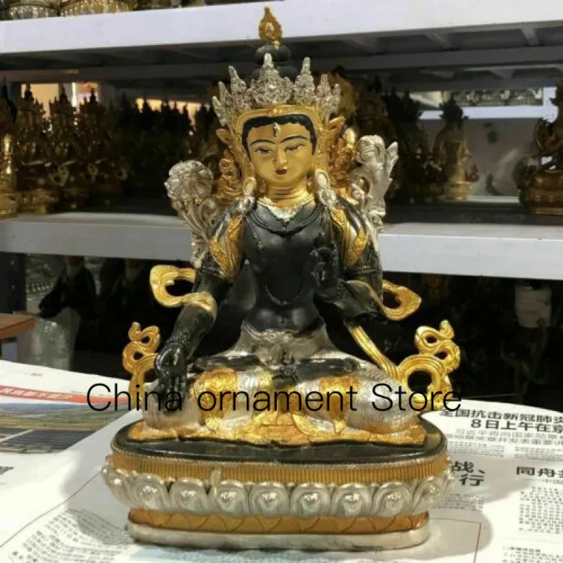 

12" statute of Kwan-Bodhisattva Tara Buddha Statue Best blessed monks blessing