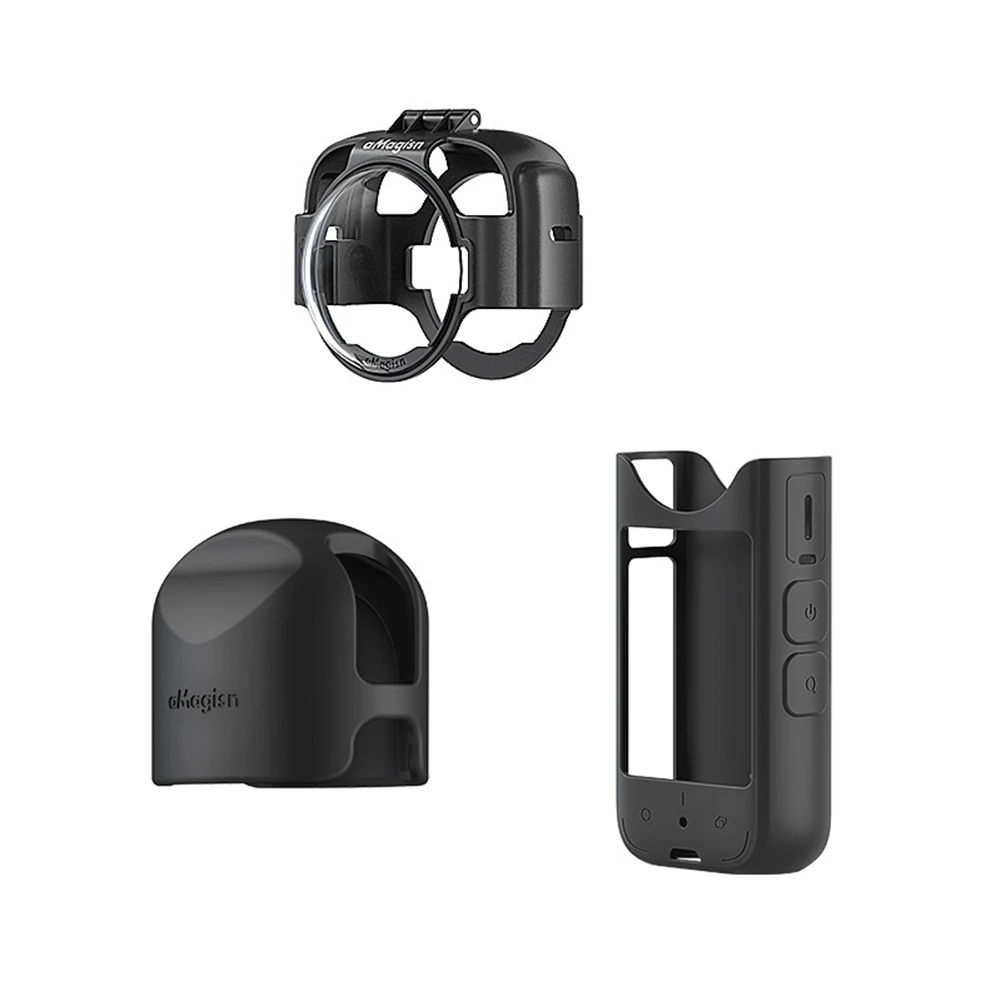 ABDE-AMAGISN Anti-Fog Snap-On Lens Guard Protective Case Drop-Proof Sports Camera Accessories Lens Protection Cover For Insta360