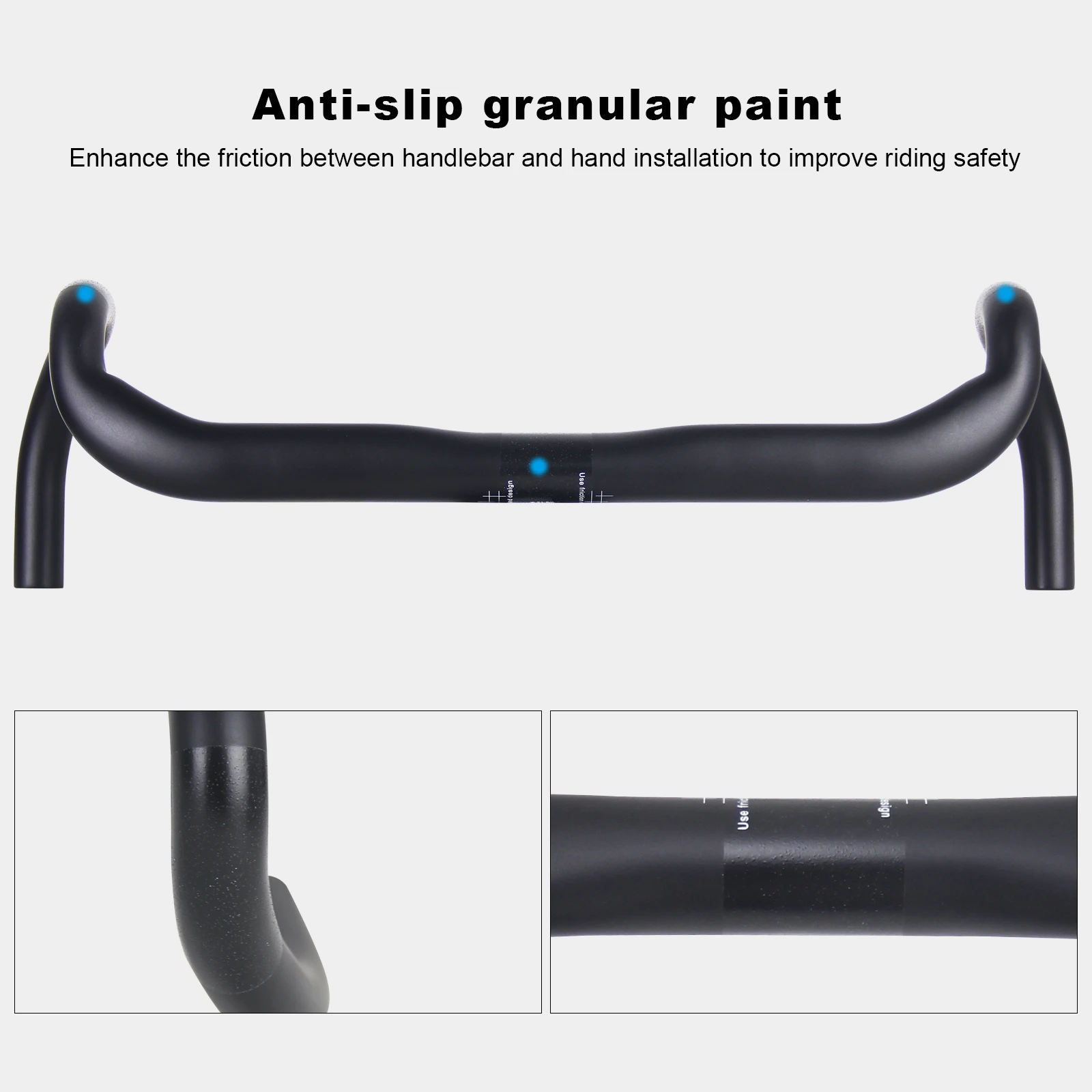 Alfa Pasca Rennradlenker 15 Grad Flare mit Innenkabelführung Dropbar 458/478/498mm Fahrrad-Biegelenker Leichtgewichtige Fahrradteile – Detail 7