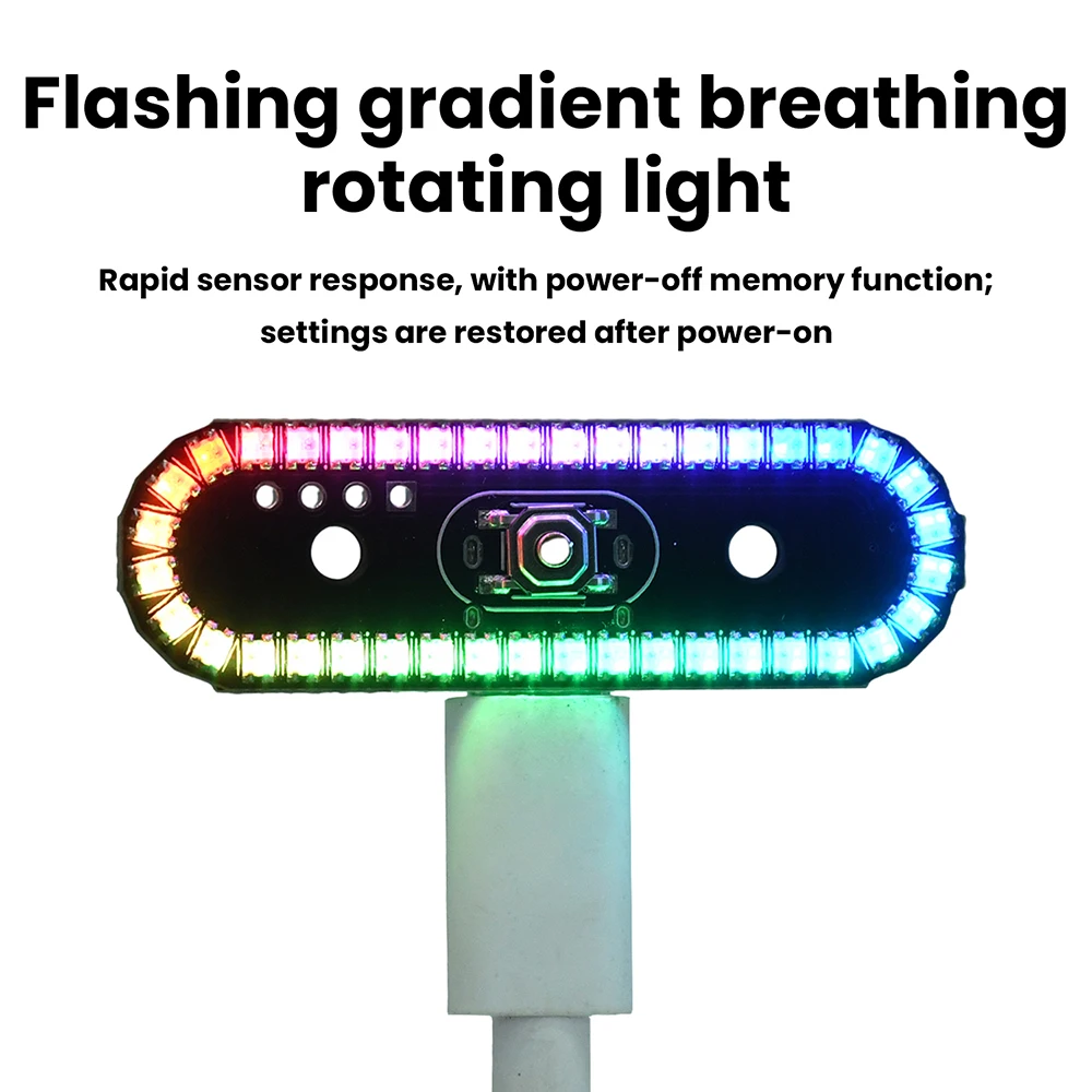 8-Mode Model colored taillights flow light Wireless LED Flashing Gradient Rotating lamp Breathing lights aircraft Drone USB-C