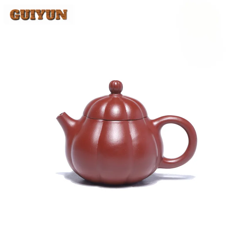 

160ml Traditional Yixing Purple Clay Teapots Handmade Wen Dan Pot Raw Ore Dahongpao Mud Kettle With Infuser Zisha Teaset For Tea