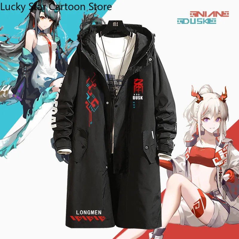 

Anime Wuthering Waves Nian Xi Game Cosplay Costume Long Trench Coat Jacket Autumn Winter Fashion Casual Cool Unisex Windbreaker