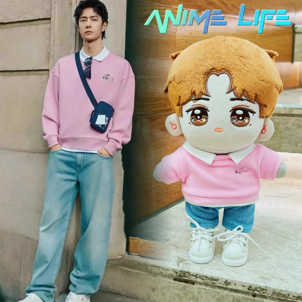 

Wang Yibo Idol Star розовый модный костюм для куклы 10 см 15 см 20 см, игрушечная одежда, платье для косплея, оригинальный MDZS