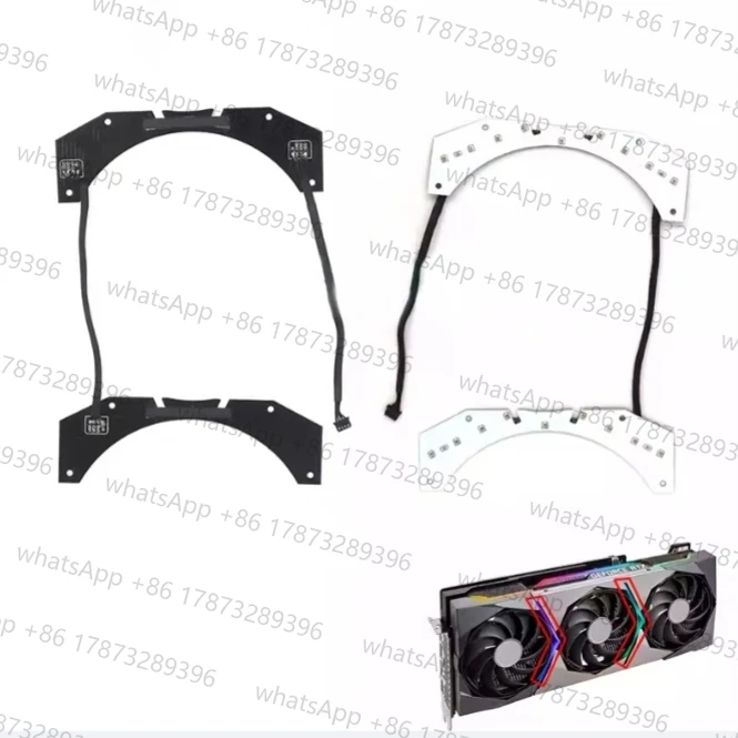 SUPRIM X Graphics Video Card For MSI RTX3070 RTX3080 RTX3080Ti RTX3090 RTX3090Ti The Sign Lights LED with RGB