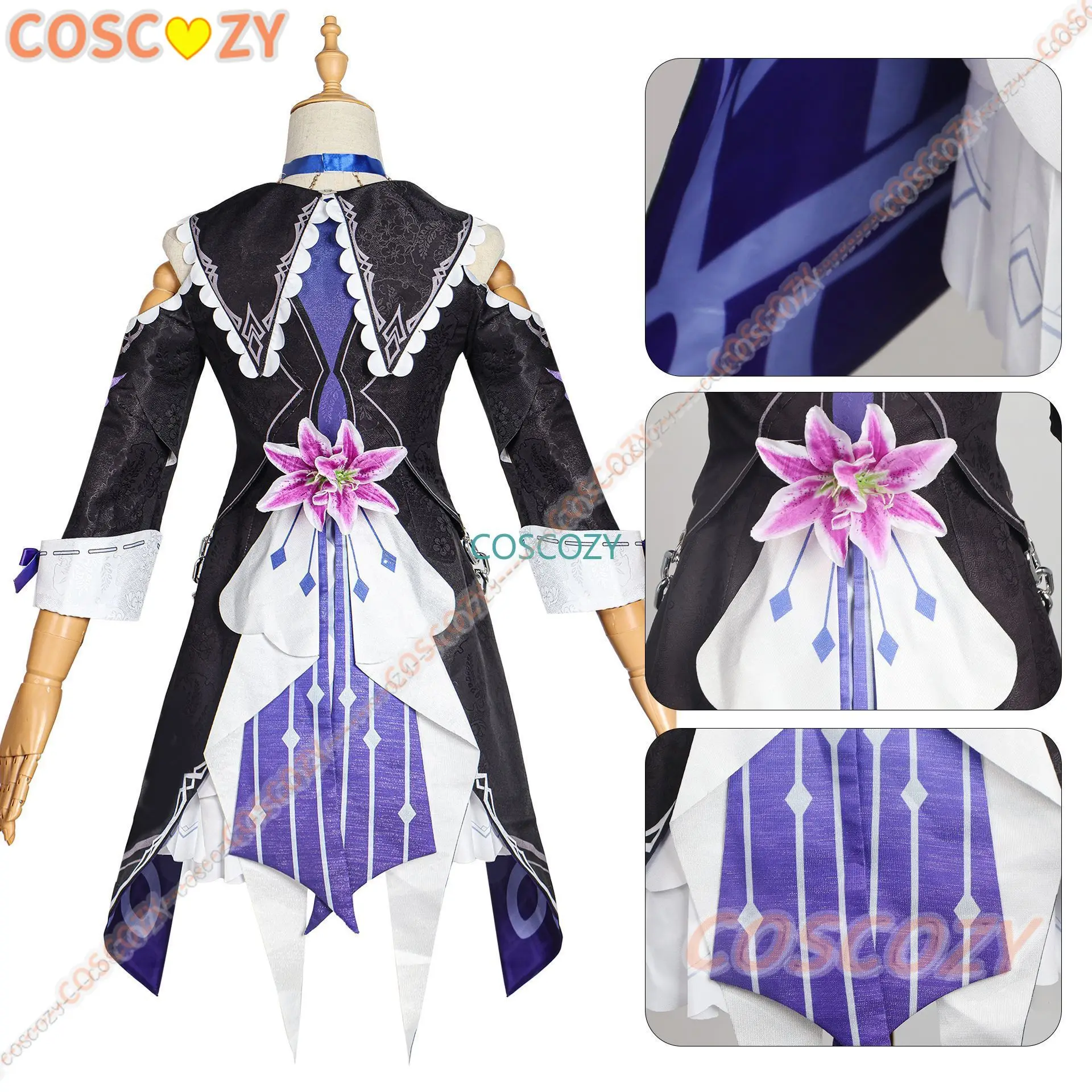 Spel Honkai Star Rail Herta Cosplay Kostuumspel Cos Honkai Star Rail Cosplay Genius Society #83 Herta Kostuum En Pruik Outfit