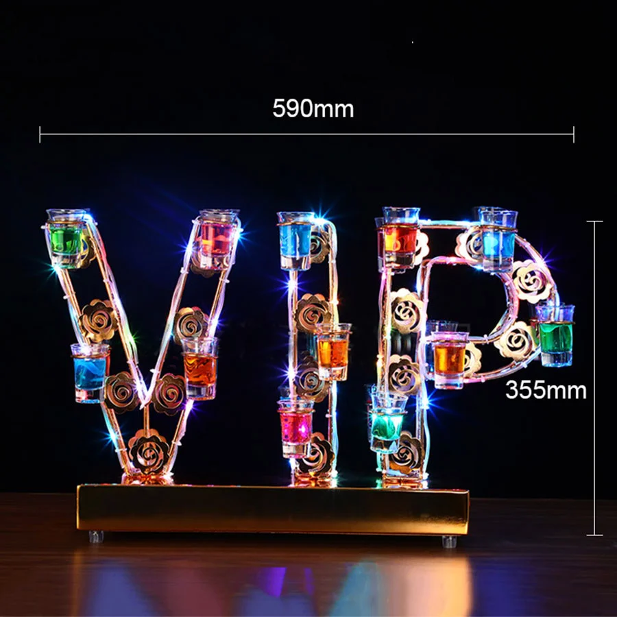 Подставка для коктейлей в форме VIP