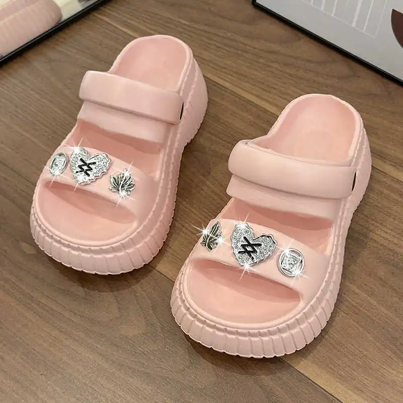 With Strap Anti Slip Shoes Woman Shoes Slipper Masculin Sandals Sneakers Sports Footwears Fat Low Cost Tenes Mascolino