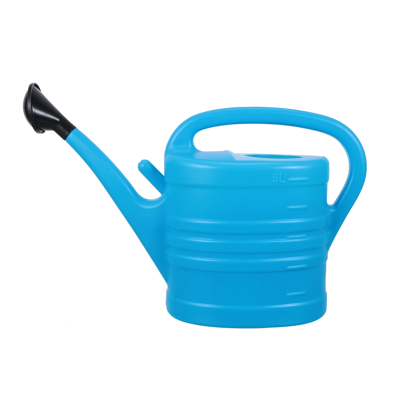 

Garden Watering Can 5L Blue Plastic Large Capacity Watering Long Nozzle Sprayer Shower Anti Slip Handle Outdoor Plants