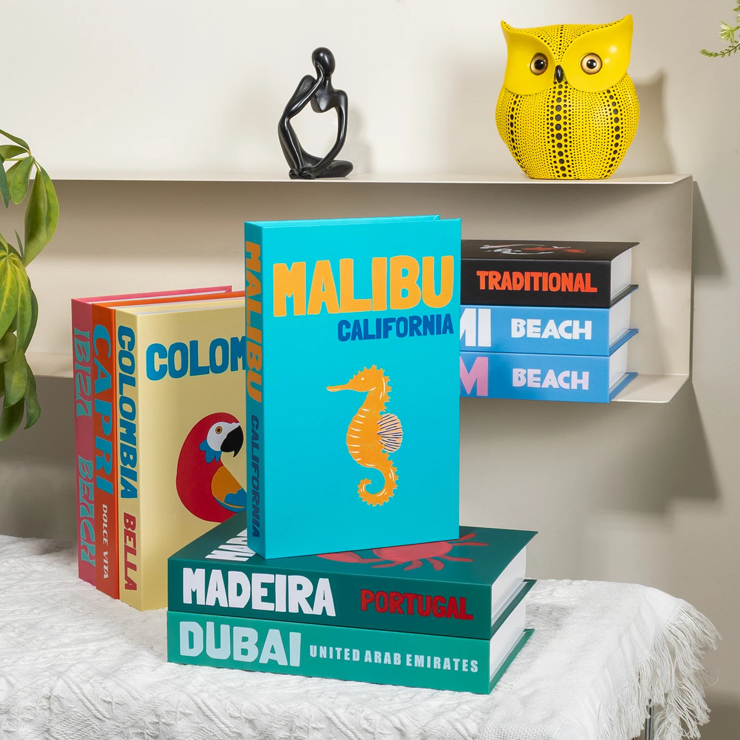 Mode-Reiseserie, Deko-Bücher, Wohnzimmer-Ästhetik, Deko-Bücher, Kaffeetisch-Ornamente, Zusatzartikel – Detail 7