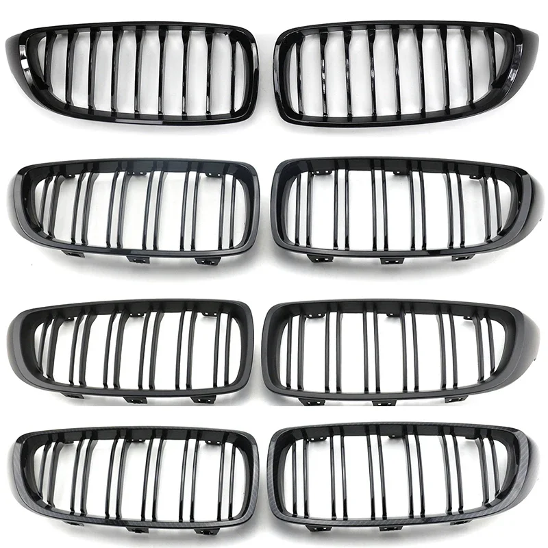 Front Center Grille Sport Grilles Replacement  ABS Fit For BMW 4 Series F32 F33 2013-2020