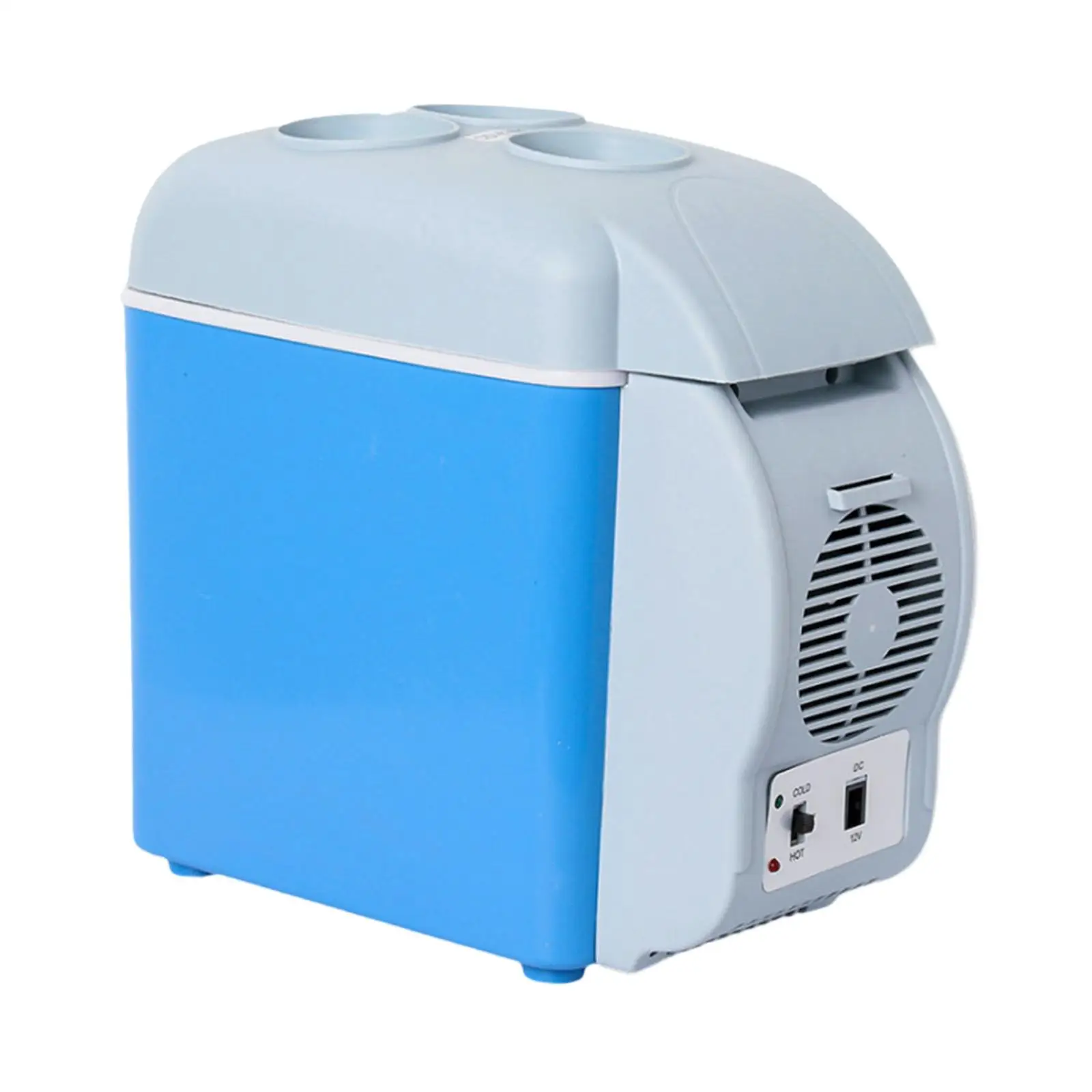 12V Small Fridge for Car Skincare Fridge 7.5 Liter Capacity 220V AC Compact Refrigerator Mini Fridge for Van RV Bedroom