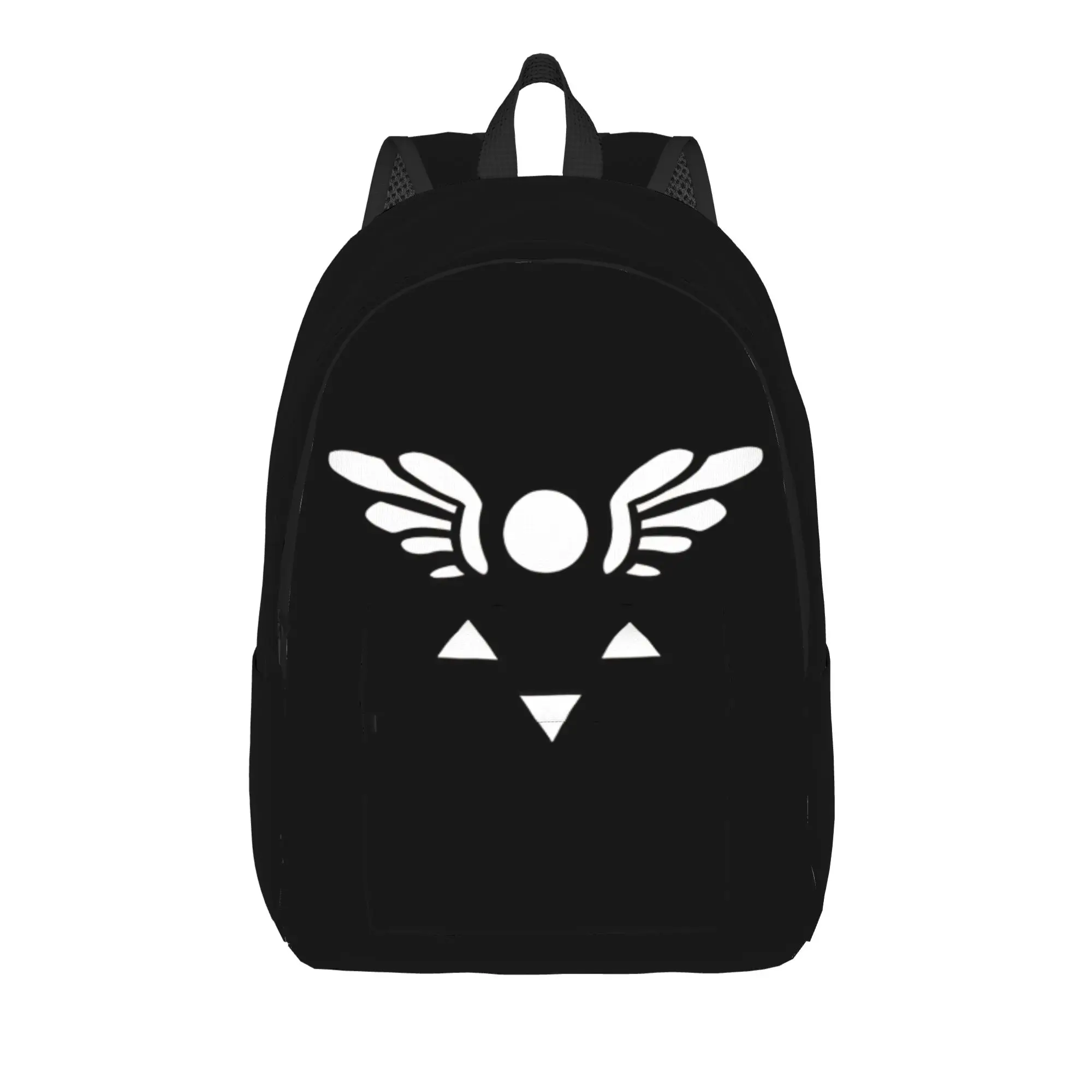 Deltarune Laptop Bag Back to school season Mysterious Hooded Figure   Fashionable Backpack
