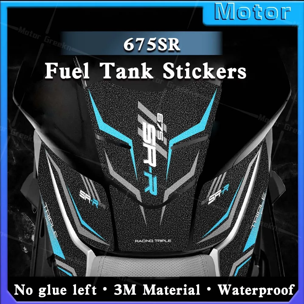 

Наклейки для мотоциклов, накладки на топливный бак, защитные накладки для коленей, противоскользящие наклейки для 675SRR 675 SR-R 675 srr 2024