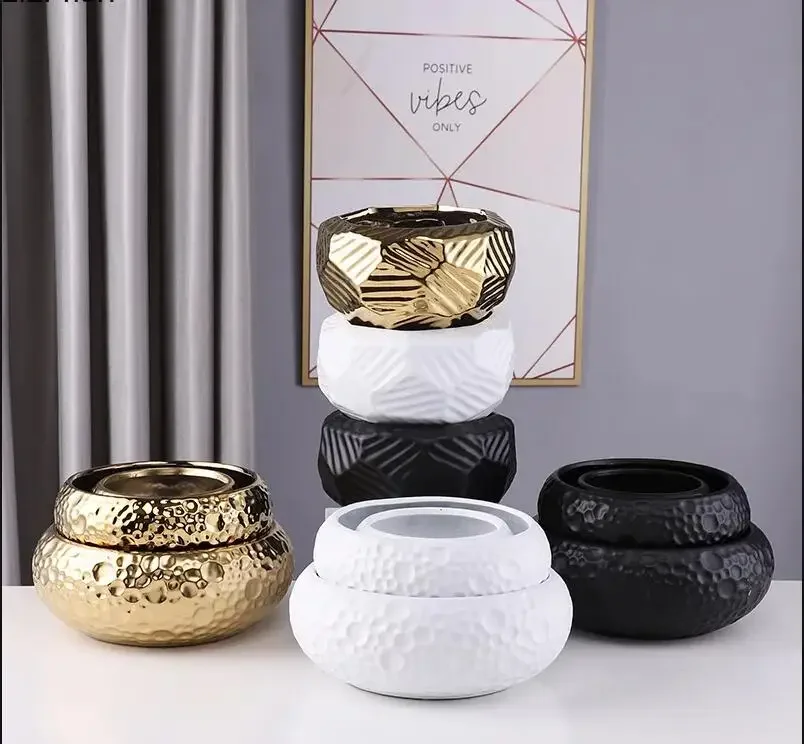 Ceramic Flower Pot Arrangement Vase Plant Pots Hydroponic Succulent Gardening Supplies Bonsai Garden