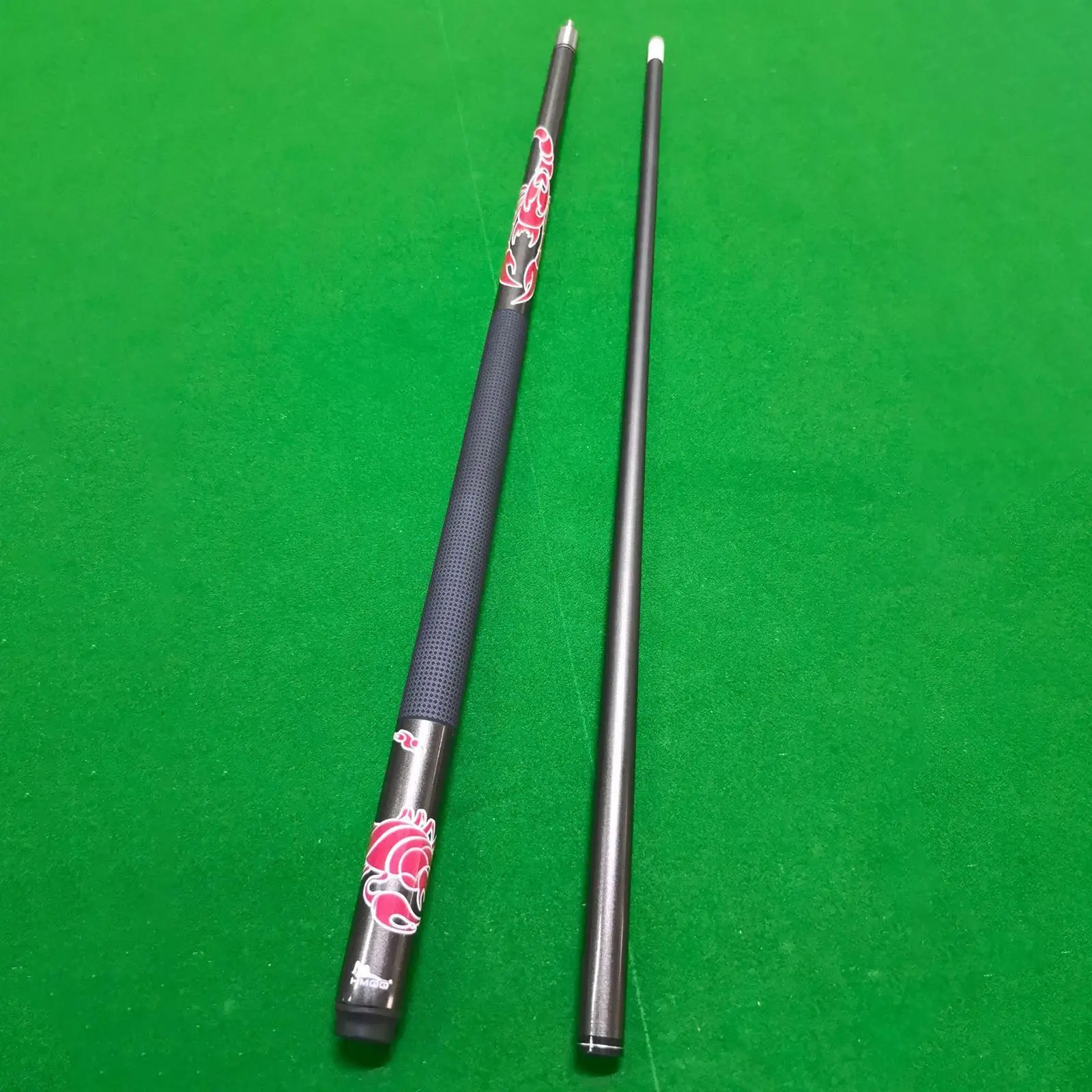 

Billiard Pool Cue Stick 1/2 Split Rod Detachable Versatile for Home Use Easily Install Sturdy 58inch Long Portable