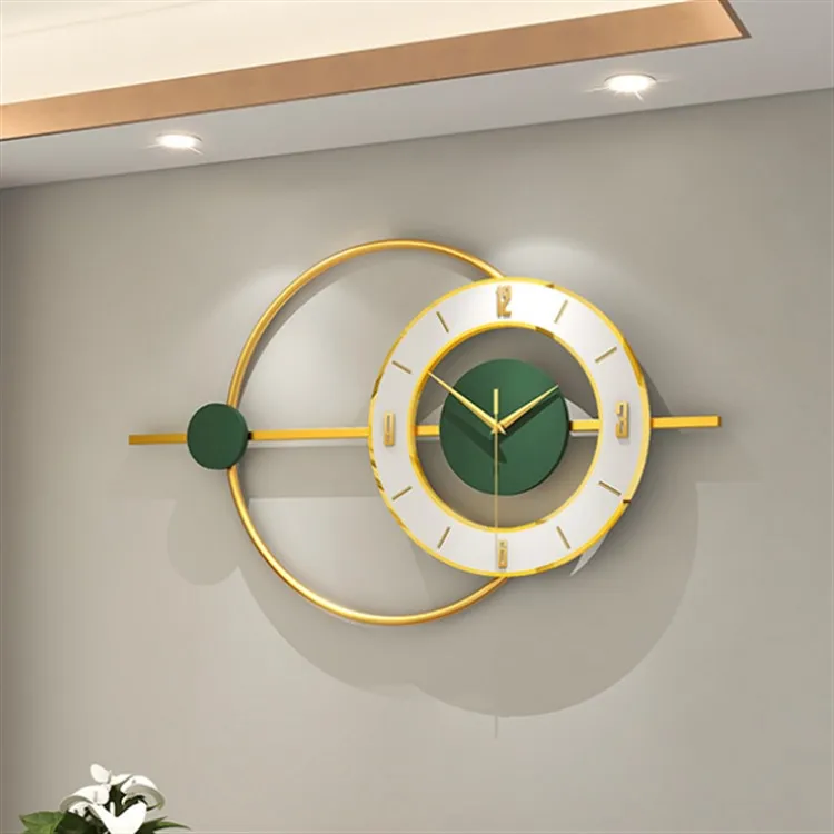 Brand Silent Round Hanging Watch Wall Clock Office Decoration Living Room Home Wall Hanging Decor Cheap Plastic Wall Clocks