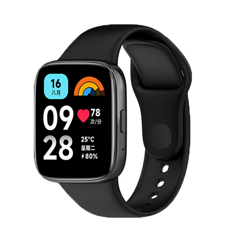 Silicone Strap For Xiaomi Mi Watch 3 Lite Mi poco Watch band For Redmi watch 3 Active Wrist Redmi watch 3 lite Bracelet