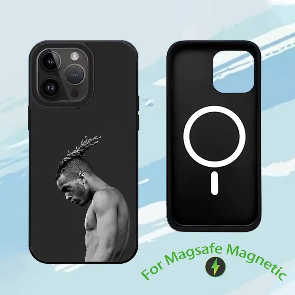 Чехол для телефона Rapper X-XXX-TentacionS для iPhone 17, 16, 15,14,13,12,11, Plus, Pro, Max, чехол для беспроводной зарядки Magsafe