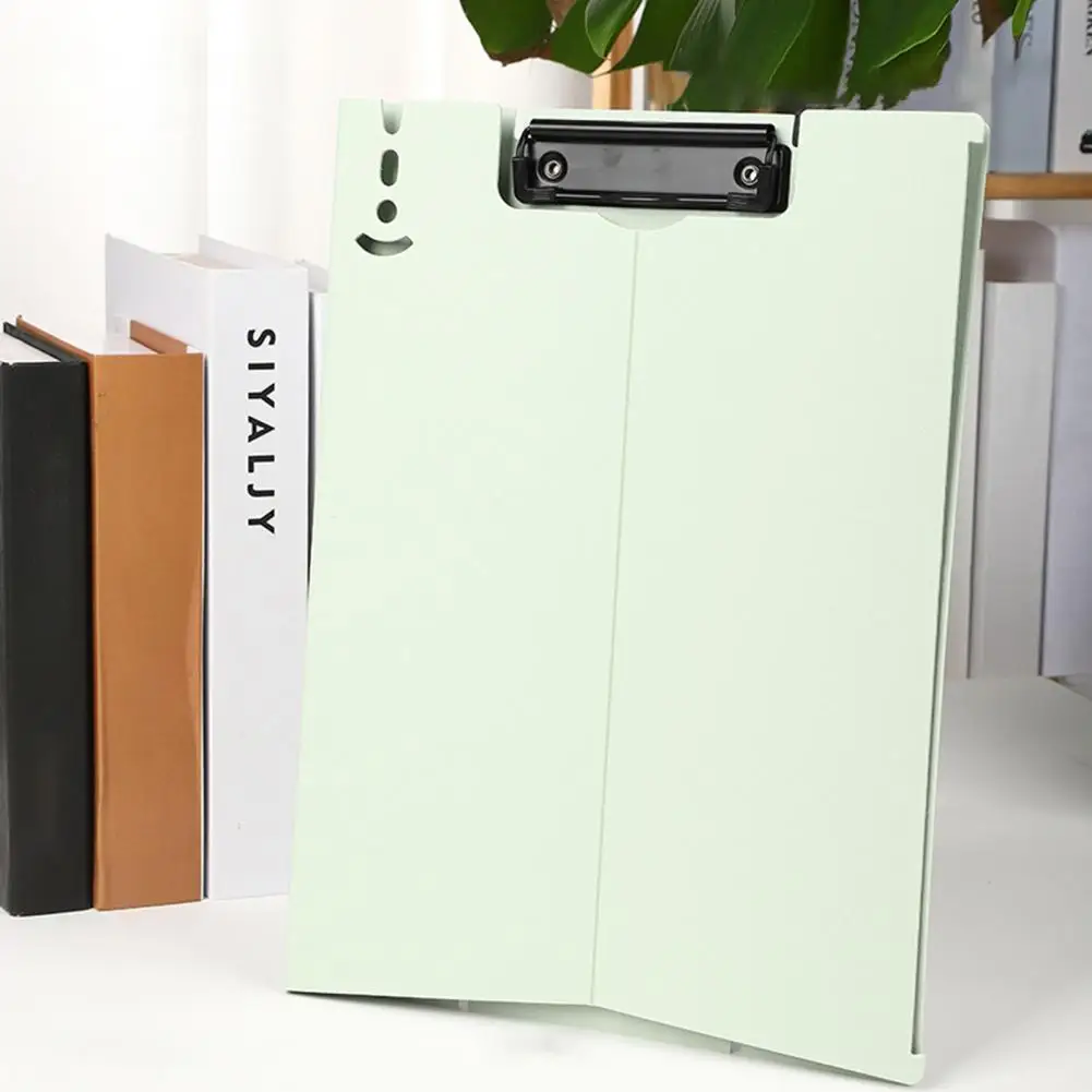 Stain-proof File Folder Waterproof A4 Clipboard Clip Folder with Vertical Plate Clamp for File Management Hard Board for Office