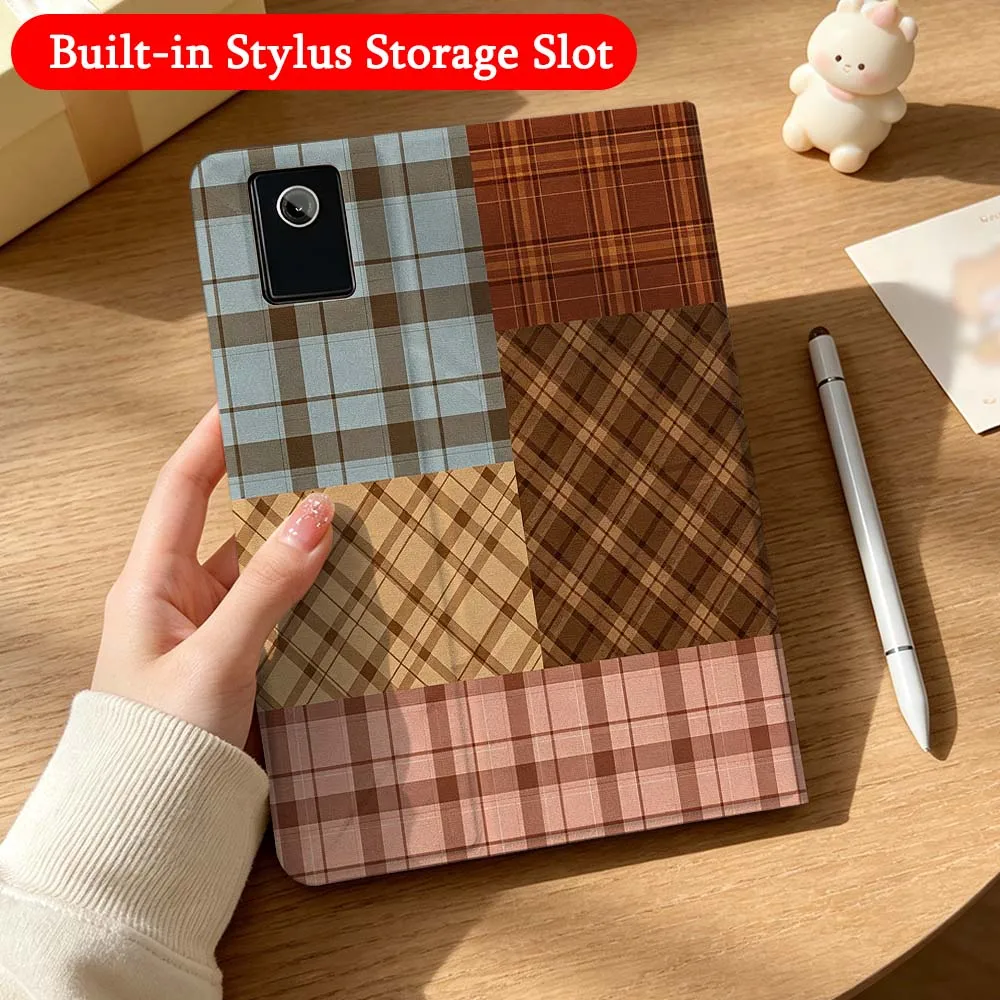 Floral Woven Blanket Case For Lenovo Idea Tab K10 M10 P11 P12 Xiaoxin Pad Pro GT Plus 10.6 11 11.1 inch 2025 Folding Tablet