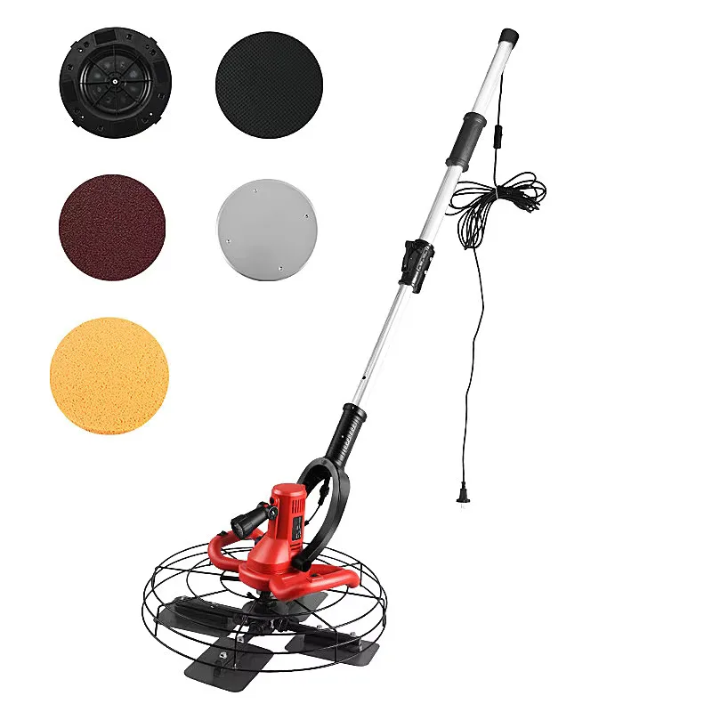 220V 4-Blade Power Trowel Motor Bearing Road Surface Smoothing Polishing Concrete Knife Machine for Cement Mortar Pavement