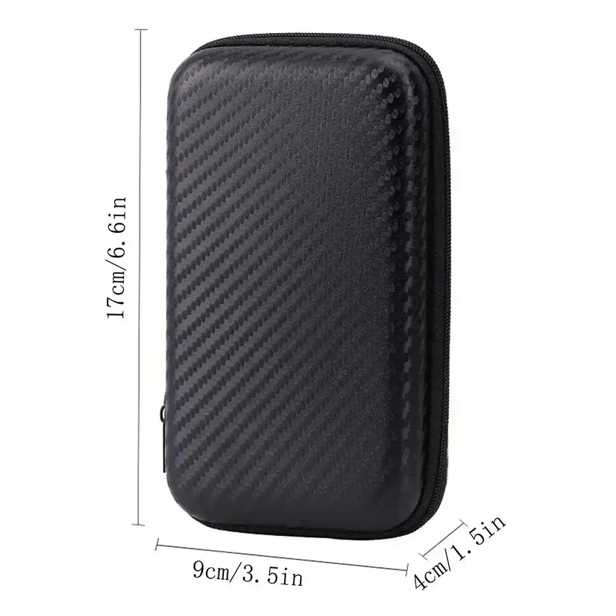 U Disk Data Cable Zipper Bag Mobile Phone Charger Protection Mobile Hard Disk Bag Storage Folding Min Storage Pocket Pouch