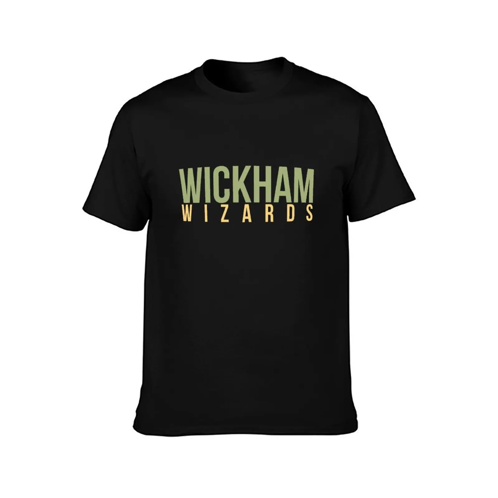 Wickham Wizards Basic Print T-Shirt Summer Casual Cotton Tee Oversized Streetwear Tops Vintage Graphic Print 100% Cotton