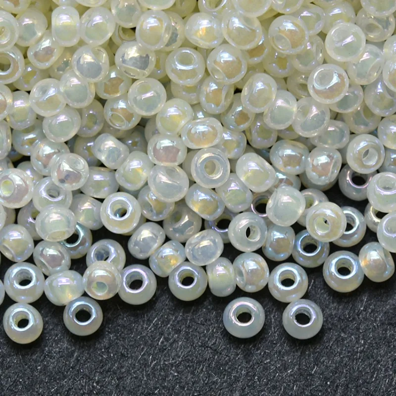 PRECIOSA Pearl Color  Round Beads Solid Color Czech Republic Glass Seed Beads for Jewelry DIY Making