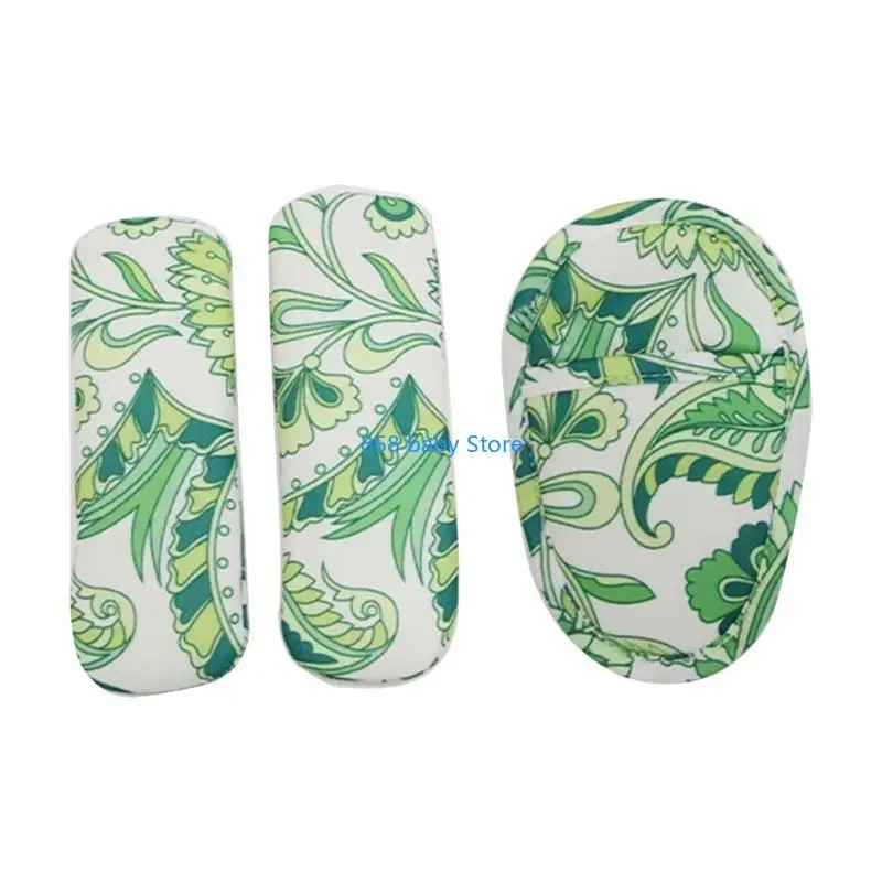 

29EE Convenient Baby Car Belt Stroller Pad Shoulder Strap Cover with Crotch Pad set