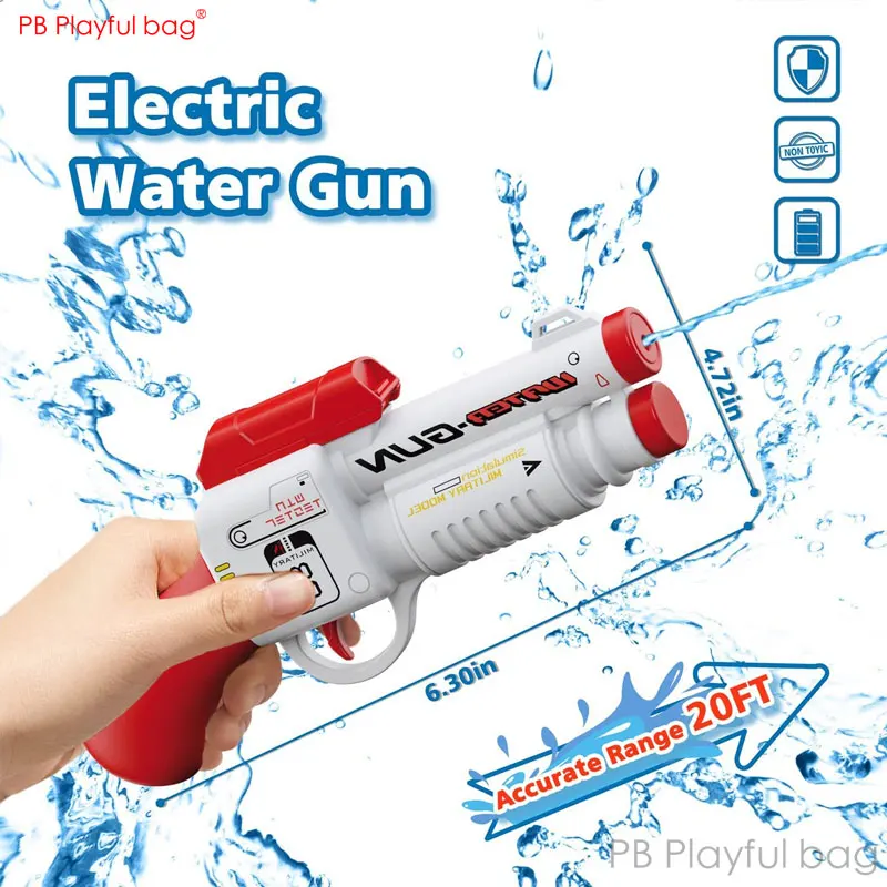 1014 Pistola de agua eléctrica para niños, pistola de agua para piscina, juego de entretenimiento, juguete AC129