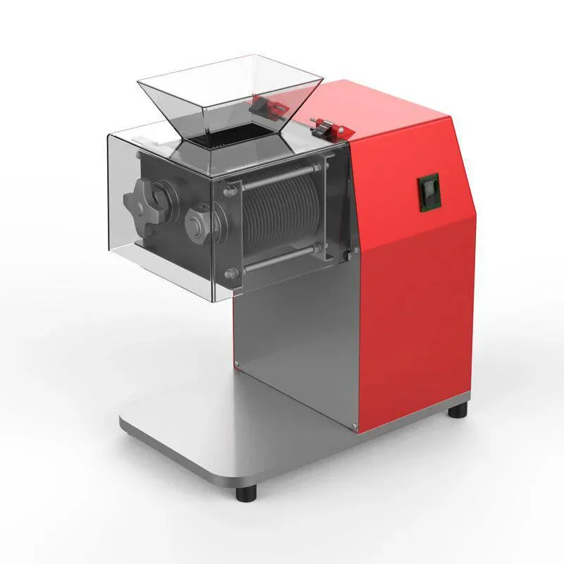 Cortador de Carne Elétrico Desmontável em Aço Inoxidável, Máquina Multifuncional para Cortar e Ralar Vegetais e Carnes
